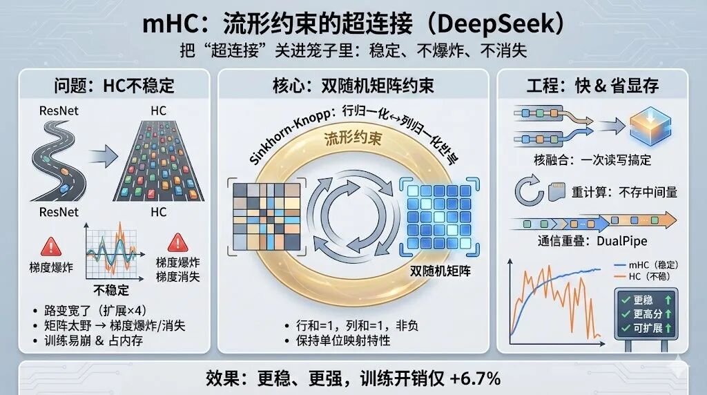 下一代模型呼之欲出？DeepSeek的“新年禮物”mHC 人工智能基礎(chǔ)軟件的新風向