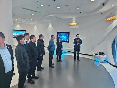 北京環(huán)衛(wèi)集團(tuán)副總經(jīng)理劉凱一行蒞臨杰瑞參觀調(diào)研，共商山東軟件開(kāi)發(fā)合作